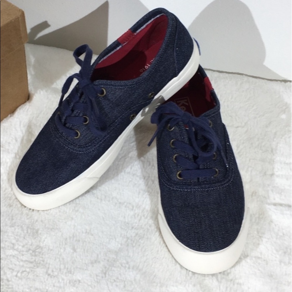 Keds Dark Wash Denim Sneakers - Size 6.5